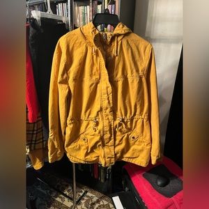 Yellow H&M utility jacket in womens large
